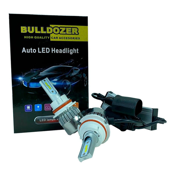 Luces Led Para Auto Bulldozer 7600 Lumenes 9007 Cc