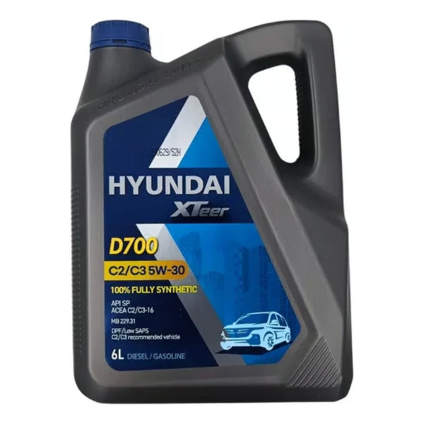 Aceite Motor Hyundai Xteer 5w30 100% Sintetico 6lt Dpf Origi