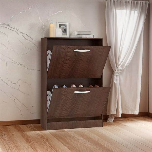 Zapatero Organizador 2 Puertas Café