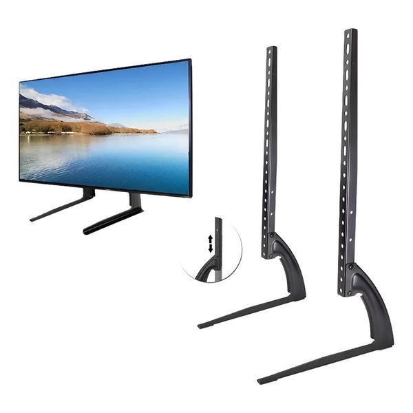 Soporte Universal Base Stand De Tv Móvil 32 A 65 Pulgadas Negro