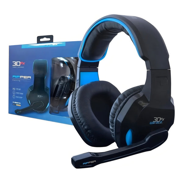 Audífonos Gamer Alámbricos 3dfx Ripper Mlab Color Azul