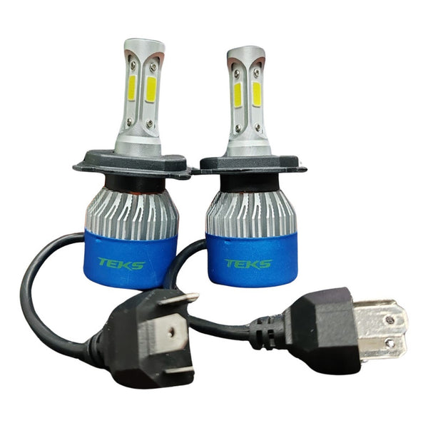 Par Ampolletas Led Teks 3800l H4 6000k