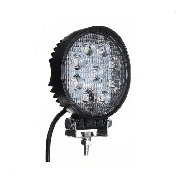 Foco Neblinero Auto Redondo 12v - 24v Con Anclajes
