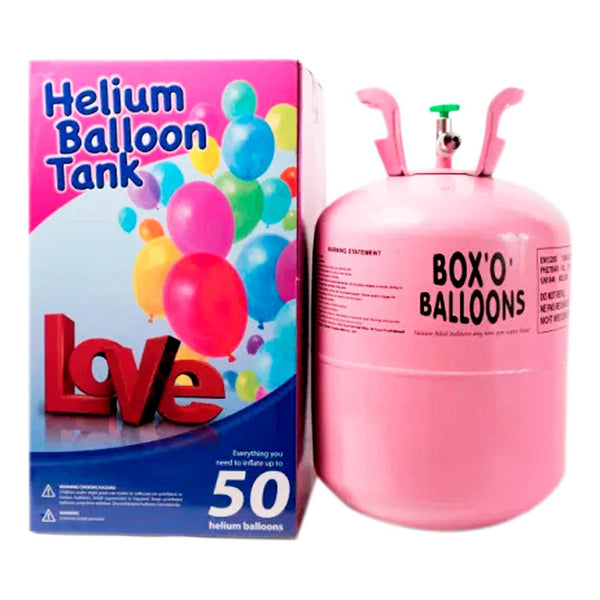 Helio Para Globos Tanque Cilindro 50 Globos Rosa