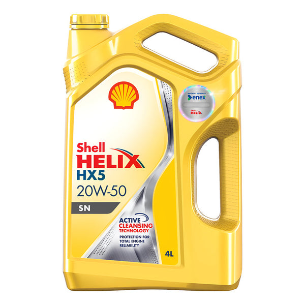 Aceite De Motor Shell Helix Hx5 Sn 20w50 4 Litros