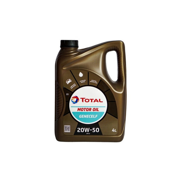 Aceite Total Motor Oil Genecelf 20w50 Mineral 4 Litros