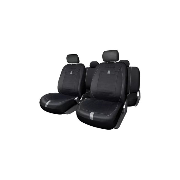 Set Fundas B-equip Para Asientos Ecocuero Universal Negro