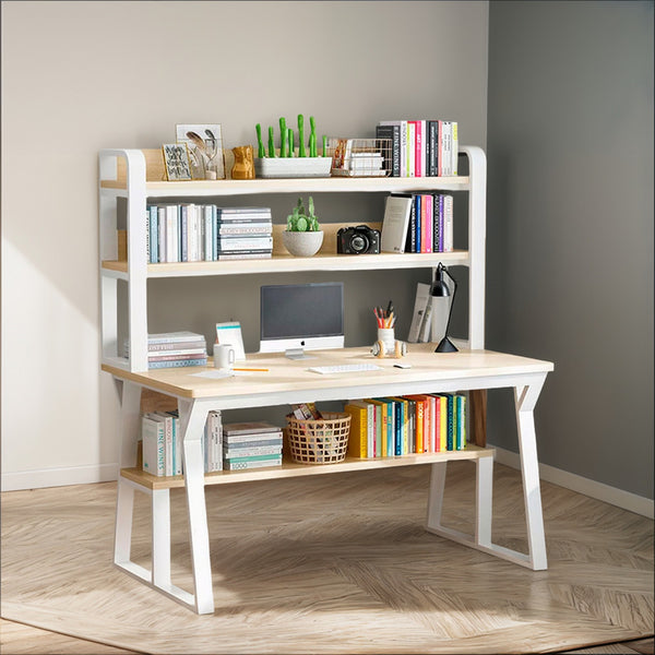 Escritorio Moderno Con Repisas 147x120x60x72