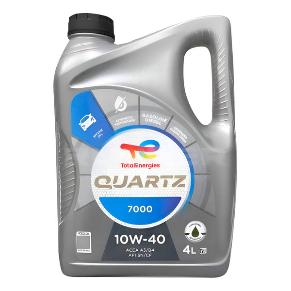 Aceite 10w40 Total Quartz 7000 Energy 4l Semi Sintetico Bencina O Diesel