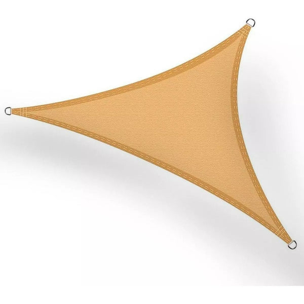Toldo Vela Sombra Triangular 5 X 5 X 5 Mts Beige
