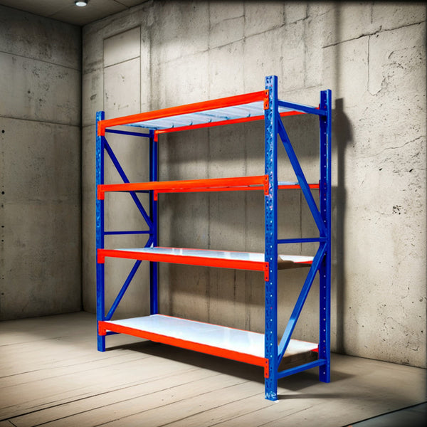 Estante Metálico Rack 200x200x60cm 800kg Azul