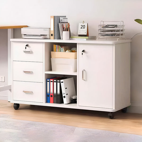 Mueble De Oficina Cajonera Archivador Gabinete 90x59x34cm