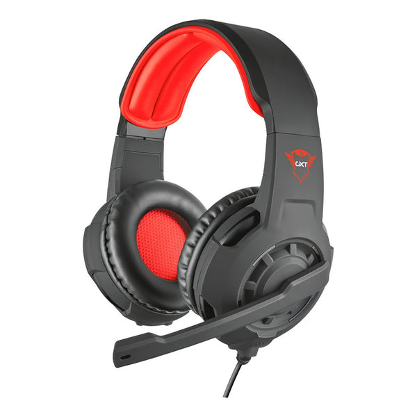 Auriculares Gamer Trust Gxt Radius Gxt 310 Black Y Red