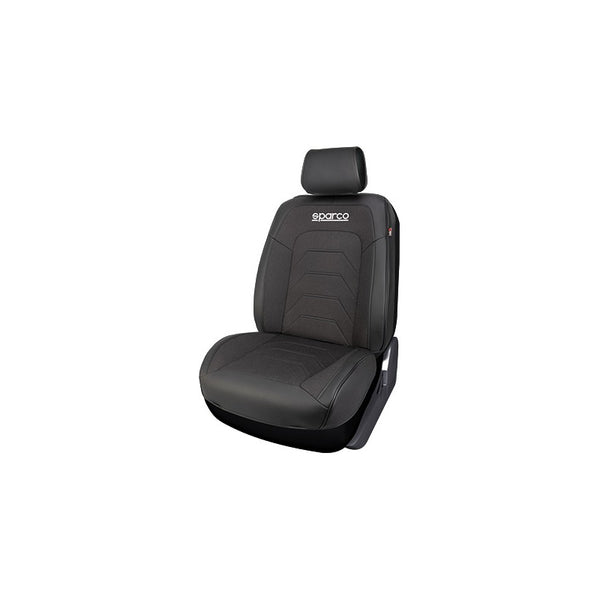Funda Cubre Asiento Individual Sparco 3d Acolchada Negro