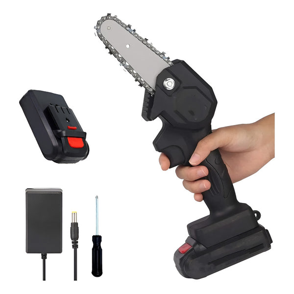 Sierra De Poda Eléctrica Inalámbrica 550w 24v Recargable Negro
