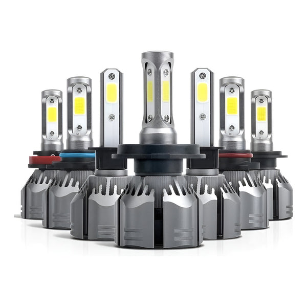 Kit Par Luces Ampolleta Turbo Led Auto Cob 12000 Lm R11