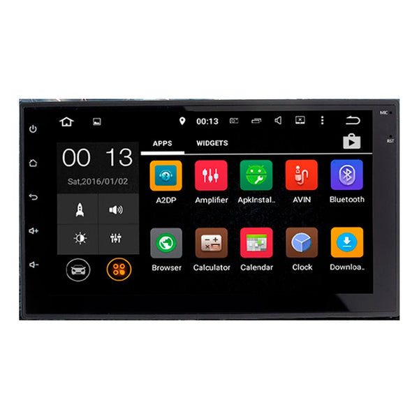 Radio Auto Android 10.1 Gps Wifi 2 Din Touch 7 Pulgadas Negro