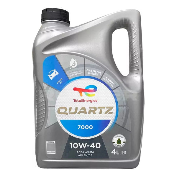 Aceite 10w40 Total Quartz 4l Semi Sintetico Bencina O Diesel
